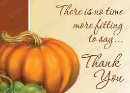Saying thanks a lot in response to something bad is a good joke with a touch of sarcasm. Business Thank You Thanksgiving Card