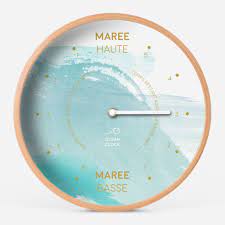 horloge des marees aqua horloge des marees idee deco bord de mer horloge