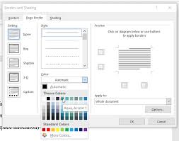 You can also read how to remove a page border in word a tutorial from microsoft office support. Change Borderline Colour To Aqua Accent 1 Microsoft Community
