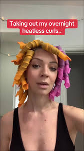 Creating Beautiful Overnight Heatless Curls