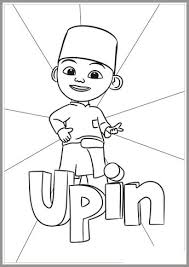 Gambar mewarnai upin ipin untuk anak paud dan tk. Lukisan Kartun Upin Ipin Cikimm Com