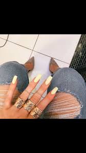 Kylie Jenner Pastel Summer Yellow Nails Kylie Nails Square Acrylic Nails Yellow Nails