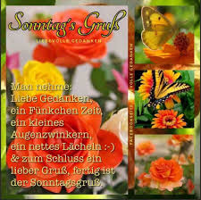 Sonntag Liebevolle Gedanken Guten Morgen Gruss Liebe Gedanken