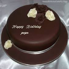 Rose Chocolate Birthday Cake For Popo Jpg 500 500 Cake For Husband Birthday Cake For Him Cake Writing