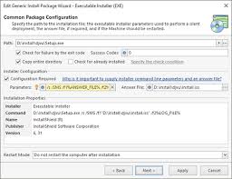 Installshield is designed to enable development teams to be more agile, collaborative and flexible when building reliable installscript and windows installer … Deployment Packages Remote Installer