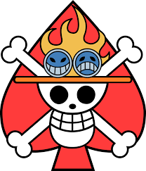 Ace S Flag One Piece Ace Ace Tattoo One Piece One Piece Logo