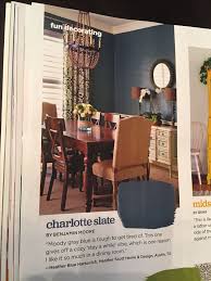If you'd like, you can also buy paint samples from lowe's. Charlotte Slate By Benjamin Moore January Hgtv Magazine Blue Gray Paint Color Dining Room Colors Room Colors Bedroom Wall Colors