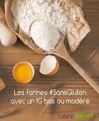 Farines Sans Gluten Avec Index Glycemique Ig Bas Ou Modere Farine Sans Gluten Sans Gluten Petit Dejeuner Sans Gluten