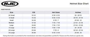 Hjc Motorcycle Helmet Size Chart Disrespect1st Com