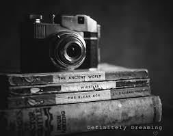 Black And White Still Life Photography Vintage Camera Photograph Still Life Photo Of Film Camera Black White Photography Vintage Black And White Aesthetic Black And White Books