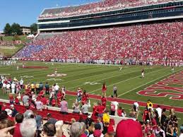 Razorback Stadium Section 101 Home Of Arkansas Razorbacks