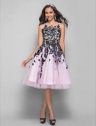 Mini Order Best Selling Pink Graduation Dresses With Black Lace Embellished Knee Length Gowns For Party Dresses Coktail Dress Graduation Dress Designs Dresses