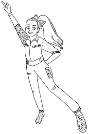 100% free coloring page of jojo siwa. Coloring Pages For Kids