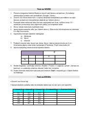 Microsoft word je program u kome vršimo obradu teksta i celokupnu pripremu za štampu. Primjer Testa Za Poznavanje Rada Na Racunaru Word Excel Internet Power Point Pdf Test Za Word Pomo U0107u Programa Internet Explorer Otvoriti Sajt Course Hero