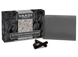 This will help in detoxifying the hair from the core. Activated Charcoal Soap 75 Gms Vaadi Herbals India