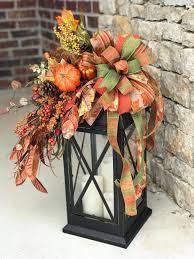 Xl Large Fall Thanksgiving Floral Lantern Swag Candle Lantern Etsy Fall Decorations Porch Fall Lanterns Fall Thanksgiving Decor