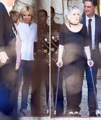 Brigitte bardot | брижит бардо. Brigitte Macron French First Lady Beamed As She Chatted With Brigitte Bardot In Paris Express Co Uk