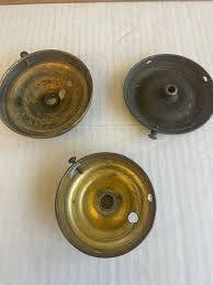 Miniature Lamp Shade Holder Style Burner Brass Plate