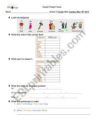 Simple present tense is used for the incidents those have been occurring at the moment or are happening routinely over a period of time. Simple Present Formula Esl Worksheet By Abi 21