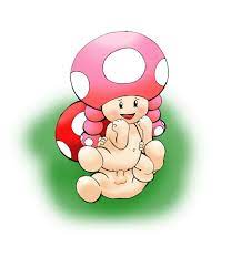 1boy 1girls black eyes blush duo female male mario (series)  nintendo no breasts no nose nude open mouth penis pigtails shadowlink350  shortstack straight straight hair toad (mario) toadette vagina