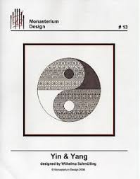 details about yin yang cross stitch chart monasterium design nip