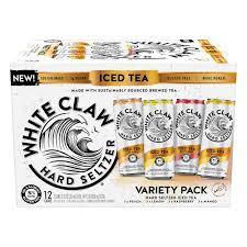 Crafted with quality ingredients, white claw® . White Claw Hard Seltzer Iced Tea Variety Pack 24 12 Oz Cans Beverages2u