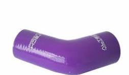 Purple 4" ID102mm 45 Degree Inlet Joiner Silicone Hose Intercooler Coupler  Pipe