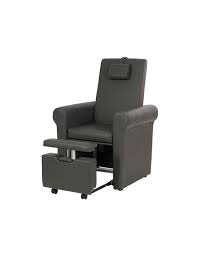 Vollfunktionstüchtiger pediküre stuhl verstellbarer alles mechanisch. Fuss Spa Pira Pedikyrspa Fusspflege Behandlungsstuhl In Dunkel Grau