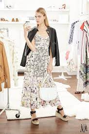Rebecca Taylor Buckley Zip Front Lamb Leather Jacket Sleeveless Floral Silk Midi Dress Silk Midi Dress Lamb Leather Jacket Dresses