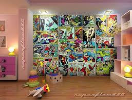 Marvel Comic Heroes Marvel Comics Photo Wallpaper Wall Mural Kids Ebay Kids Room Wallpaper Avengers Room Kids Room Wall Murals