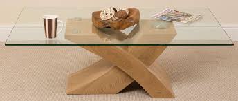 Get 4 years interest free credit with no deposit ️ when you buy online with dfs. Milano Coffee Table Glass And Solid Oak Modern Furniture Direct