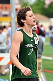 Twin Valley's Anthony Engle has cleared every hurdle in his path ...