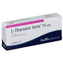 L Thyroxin Beta 75 µg 50 St Shop Apotheke Com