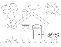 Coloring book for adults jual aktivitas paud bertema cinta tanah air dunia belajar anak. Sketsa Gambar Rumah Anak Sd Rumah Joglo Limasan Work