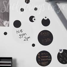 This roll of dots will serve all of your adhesive and attachment woes. Dry Erase And Chalkboard Dots Wall Stickers Peel And Stick Dots Decals