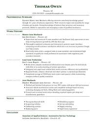 Find out what is the best resume for you in our ultimate resume format guide. Professional Mechanics Resume Examples Livecareer