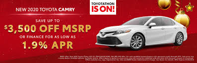 Toyota cash incentives 0 targeted incentives 3. New 2020 Toyota Camry
