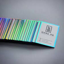 The foil is available on one or both sides for business card. Holographic Design Most Cool And Mesmerizing Graphics Indieground Design Laminated Business Cards Colorful Business Card Foil Business Cards