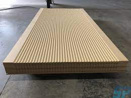 Mdf Fluted Detail Scandinavian Profiles Machining Fabricating Building Materials
