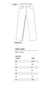 Detailed American Rag Plus Size Chart Mens Jeans Sizes
