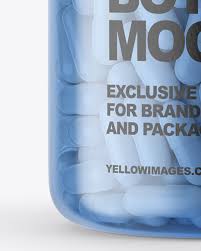 Download Blue Plastic Pills Bottle Mockup In Bottle Mockups On Yellow Images Object Mockups PSD Mockup Templates