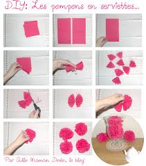 Apprends En 10 Secondes A Faire Des Pompons Avec Des Serviettes En Papier Idee Deco Mariage Bapteme Anniversaire Allo Maman Dodo Decoration Anniversaire Fille Idee Deco Mariage Deco Anniversaire