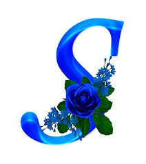 Pin By Samina Naz On Alphabate Flower Phone Wallpaper Floral Font Blue Flower Wallpaper