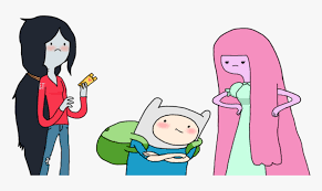 Marceline hadn't expected this, as she was surprised when she asked the princess: Finn Princess Bubblegum And Marceline Png Download Finn Marceline And Princess Bubblegum Transparent Png Transparent Png Image Pngitem