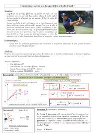 Comment Envoyer Le Plus Loin Possible Une Balle De Golf