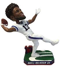Print signed mounted photo display picture print. Odell Beckham Jr New York Giants Nfl Color Rush Bobblehead Crawford S Gift Shop