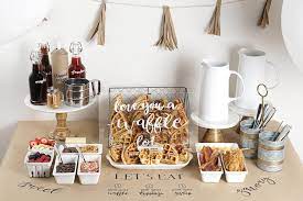 You also can discover several linked concepts at this website!. How To Set Up A Waffle Bar Mint Event Design