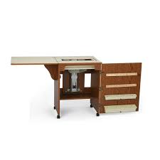 Arrow bertha sewing machine cabinet in white. Arrow Sewnatra Portable Sewing Cabinet And Table With Lift 3 Finishes Walmart Com Walmart Com