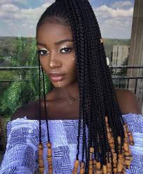 This is one of those creative looks with a bun on top. Pin By Kari On Blackgirlmagic Hair Styles Braids For Black Hair African Hairstyles