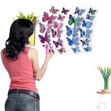 Check spelling or type a new query. 96pcs 3d Butterfly Wall Stickers Durable Plastic Butterfly Decorations Wall Decor Multicolor Crafts Butterflies Adhesive And Magnetic Butterfly Stickers Home Kitchen Home Garden Store Acbb Aikido Fr